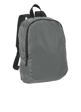 Port Authority ® Crush Ripstop Backpack BG213 - Shadow Grey | Port Authority