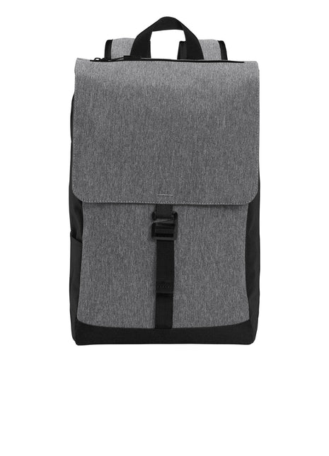 Port Authority ® Access Rucksack. BG219 - Heather Grey/ Black | Port Authority