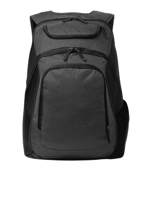 Port Authority ® Exec Backpack. BG223 - Graphite Heather/ Black | Port Authority