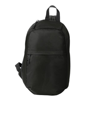 Port Authority® Crossbody Backpack BG228 - Deep Black | Port Authority