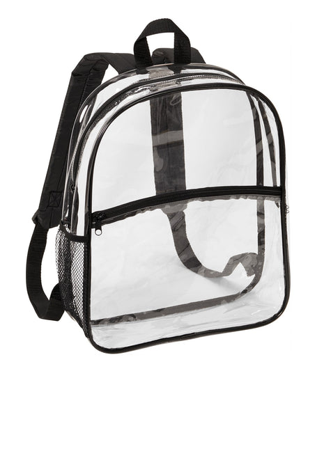 Port Authority ® Clear Backpack BG230 - Clear/ Black | Port Authority