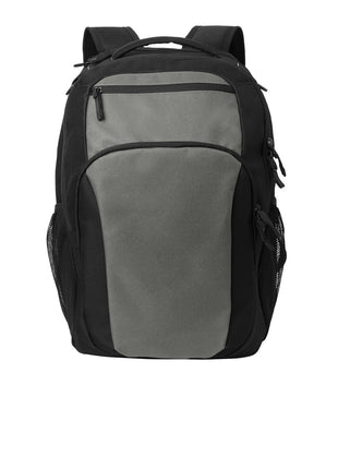 Port Authority® Transport Backpack BG232 - Gusty Grey/ Black | Port Authority
