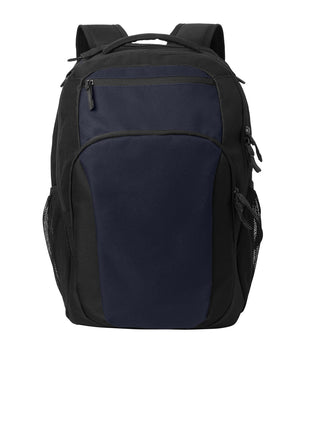 Port Authority® Transport Backpack BG232 - True Navy/ Black | Port Authority