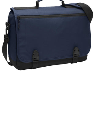 Port Authority® Messenger Briefcase. BG304 - Navy | Port Authority