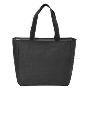 Port Authority® Essential Zip Tote. BG410 - Black | Port Authority