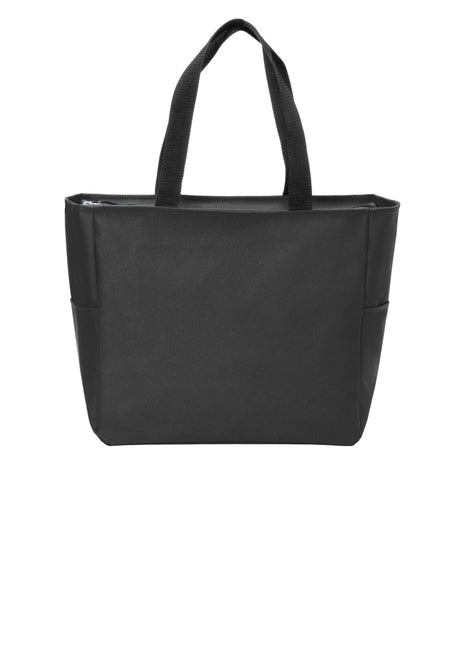 Port Authority® Essential Zip Tote. BG410 - Black | Port Authority