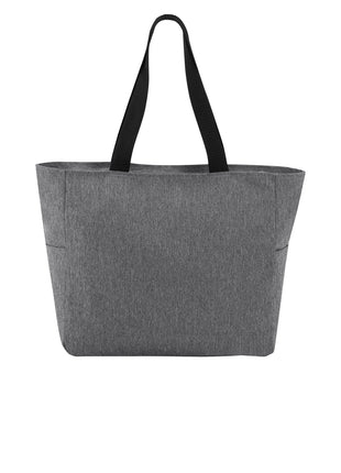 Port Authority® Essential Zip Tote. BG410 - Heather Grey | Port Authority