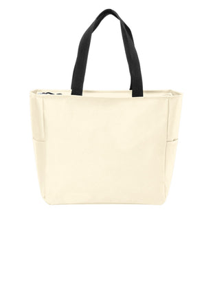 Port Authority® Essential Zip Tote. BG410 - Stone | Port Authority