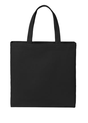 Port Authority® Cotton Canvas Tote BG424 - Deep Black | Port Authority