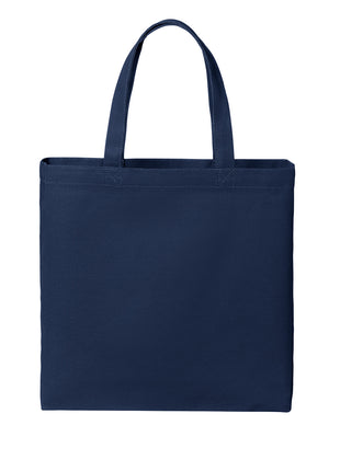Port Authority® Cotton Canvas Tote BG424 - River Blue Navy | Port Authority