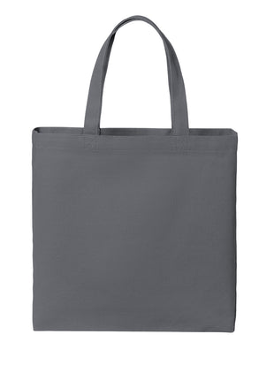 Port Authority® Cotton Canvas Tote BG424 - Storm Grey | Port Authority