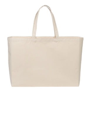Port Authority® Cotton Canvas Jumbo Tote BG427 - Natural | Port Authority