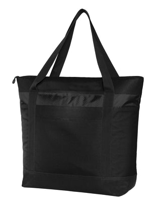 Port Authority® Large Tote Cooler. BG527 - Black/ Black | Port Authority