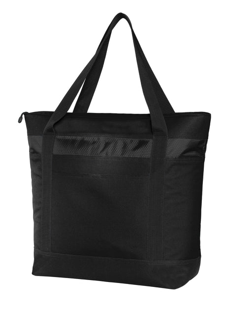 Port Authority® Large Tote Cooler. BG527 - Black/ Black | Port Authority