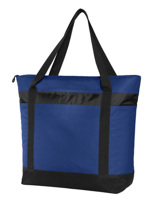 Port Authority® Large Tote Cooler. BG527 - True Royal/ Black | Port Authority