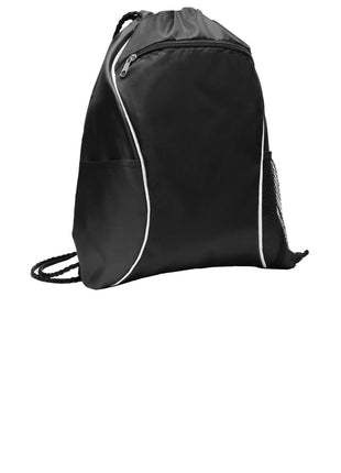 Port Authority® Fast Break Cinch Pack. BG613 - Black | Port Authority