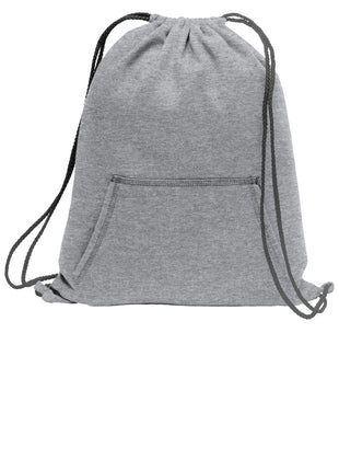 Port & Co™ Core Fleece Sweatshirt Cinch Pack. BG614 - Athletic Heather | Port & Co