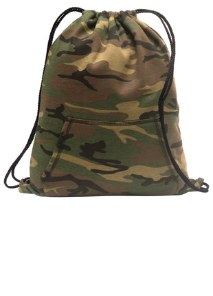 Port & Co™ Core Fleece Sweatshirt Cinch Pack. BG614 - Military Camo | Port & Co
