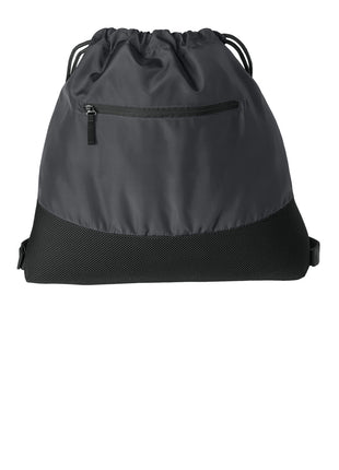 Port Authority® Agility Mesh Pocket Cinch BG619 - Iron Grey | Port Authority