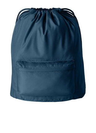 Port Authority® Diamond Pocket Cinch BG637 - Insignia Blue | Port Authority
