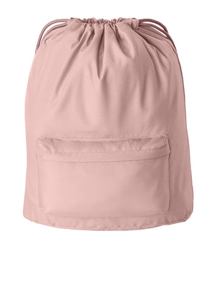 Port Authority® Diamond Pocket Cinch BG637 - Rose Quartz | Port Authority
