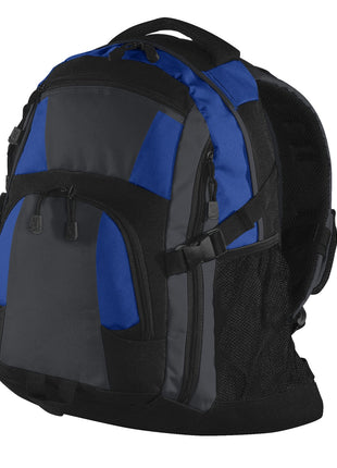 Port Authority® Urban Backpack. BG77 - Royal/ Magnet/ Black | Port Authority