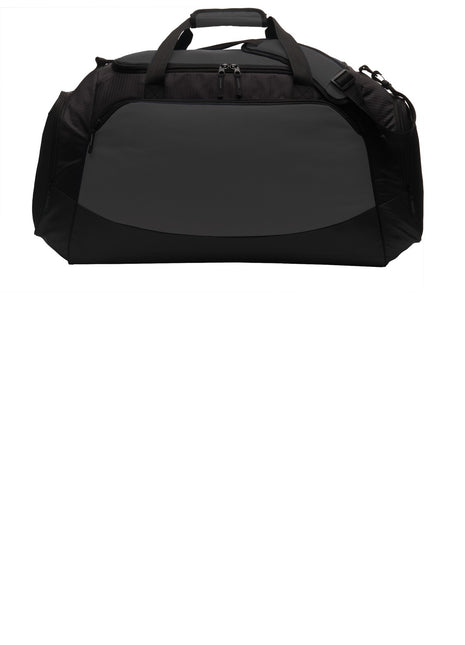 Port Authority® Large Active Duffel. BG802 - Dark Charcoal/ Black | Port Authority