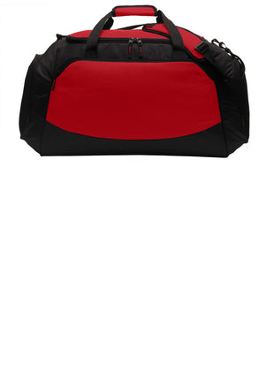 Port Authority® Large Active Duffel. BG802 - True Red/ Black | Port Authority