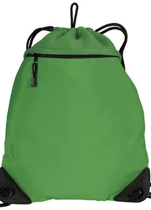 Port Authority® - Cinch Pack with Mesh Trim.  BG810 - Cactus | Port Authority