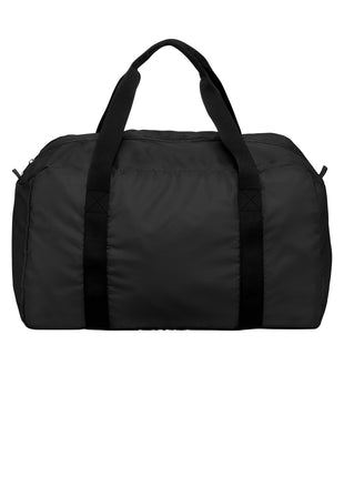 Port Authority® Mini Ripstop Travel Duffel BG820 - Deep Black | Port Authority