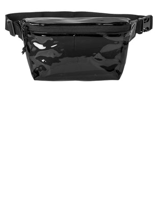 Port Authority® Clear Hip Pack BG930 - Black Smoke/ Black | Port Authority