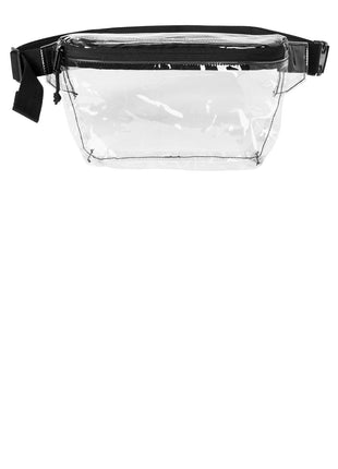 Port Authority® Clear Hip Pack BG930 - Clear/ Black | Port Authority