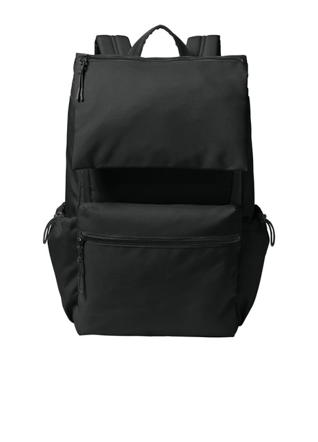 Port Authority® Matte Oxford Backpack BG940 - Deep Black | Port Authority