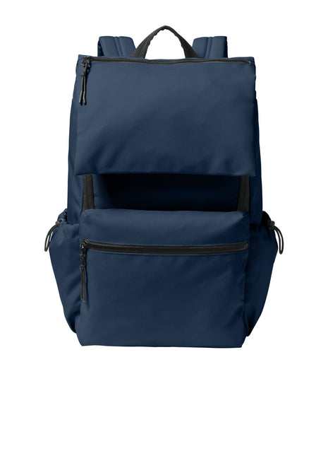 Port Authority® Matte Oxford Backpack BG940 - River Blue Navy | Port Authority