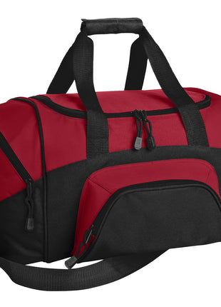 Port Authority® - Small Colorblock Sport Duffel. BG990S - True Red/ Black | Port Authority