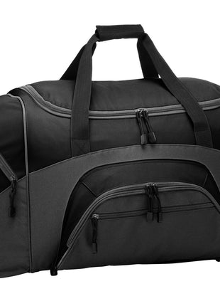 Port Authority® - Standard Colorblock Sport Duffel.  BG99 - Heather Grey/ Black | Port Authority