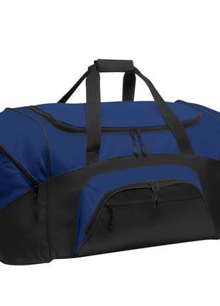 Port Authority® - Standard Colorblock Sport Duffel.  BG99 - True Royal/ Black | Port Authority