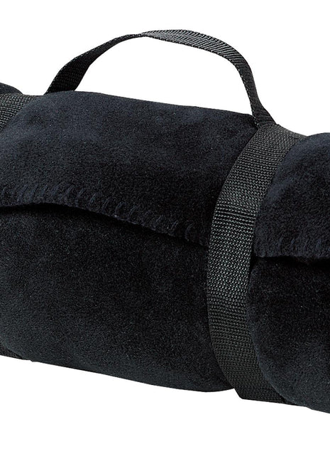 Port Authority® - Value Fleece Blanket with Strap.  BP10 - Black | Port Authority