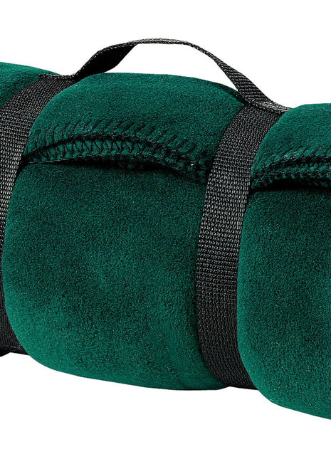 Port Authority® - Value Fleece Blanket with Strap.  BP10 - Dark Green | Port Authority
