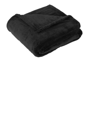 Port Authority ® Oversized Ultra Plush Blanket. BP32 - Deep Black | Port Authority