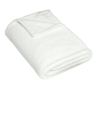 Port Authority ® Plush Texture Blanket. BP35 - Marshmallow | Port Authority