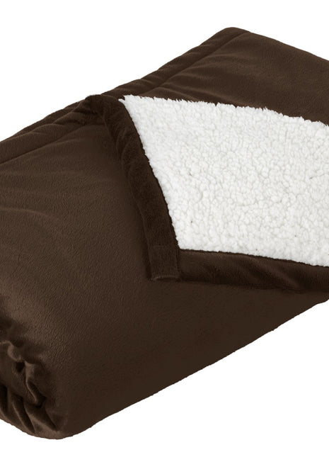 Port Authority® Mountain Lodge Blanket. BP40 - Fireside Brown | Port Authority