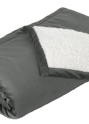 Port Authority® Mountain Lodge Blanket. BP40 - Hearth Grey | Port Authority