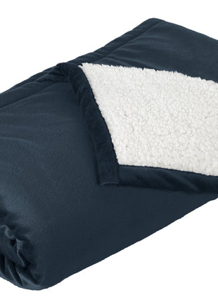 Port Authority® Mountain Lodge Blanket. BP40 - Navy Eclipse | Port Authority