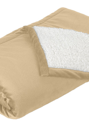 Port Authority® Mountain Lodge Blanket. BP40 - Soft Camel | Port Authority