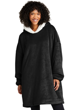 Port Authority® Mountain Lodge Wearable Blanket BP41 - Black | Port Authority