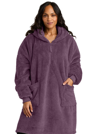 Port Authority® Plush Poncho BP42 - Deep Purple Mist | Port Authority