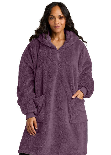 Port Authority® Plush Poncho BP42 - Deep Purple Mist | Port Authority