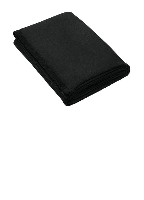 Port Authority® Arc Sweater Fleece Blanket BP46 - Deep Black | Port Authority