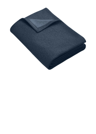 Port & Co™ Core Fleece Sweatshirt Blanket. BP78 - Heather Navy | Port & Co